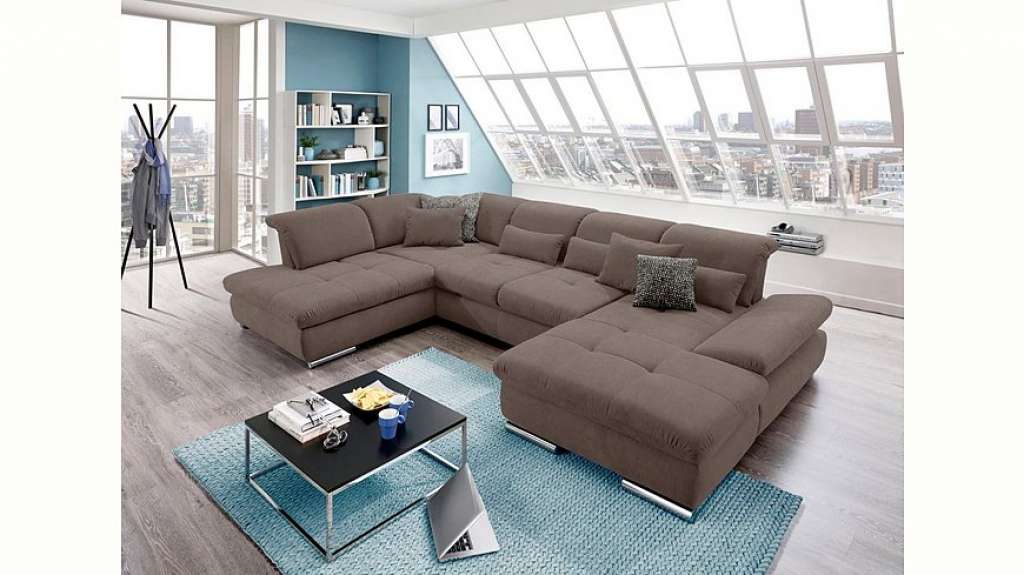 set one by Musterring Wohnlandschaft »SO4100«, Ottomane wahlweise links oder rechts bestellbar, wahlweise mit Bettfunktion