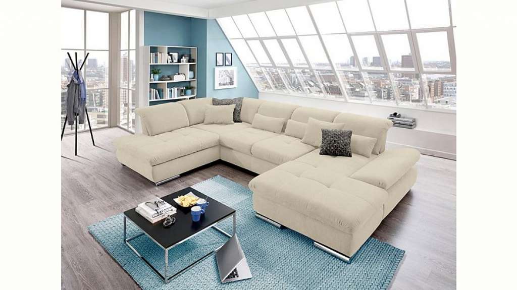 set one by Musterring Wohnlandschaft »SO4100«, Ottomane wahlweise links oder rechts bestellbar, wahlweise mit Bettfunktion