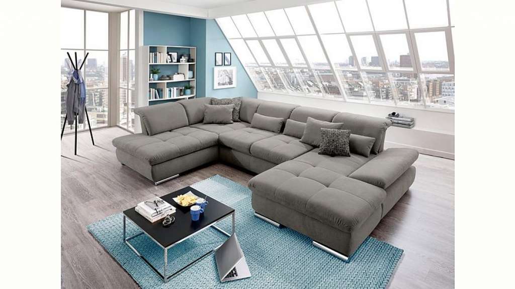 set one by Musterring Wohnlandschaft »SO4100«, Ottomane wahlweise links oder rechts bestellbar, wahlweise mit Bettfunktion