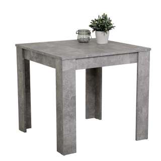 Tisch in Beton Grau 80 cm breit