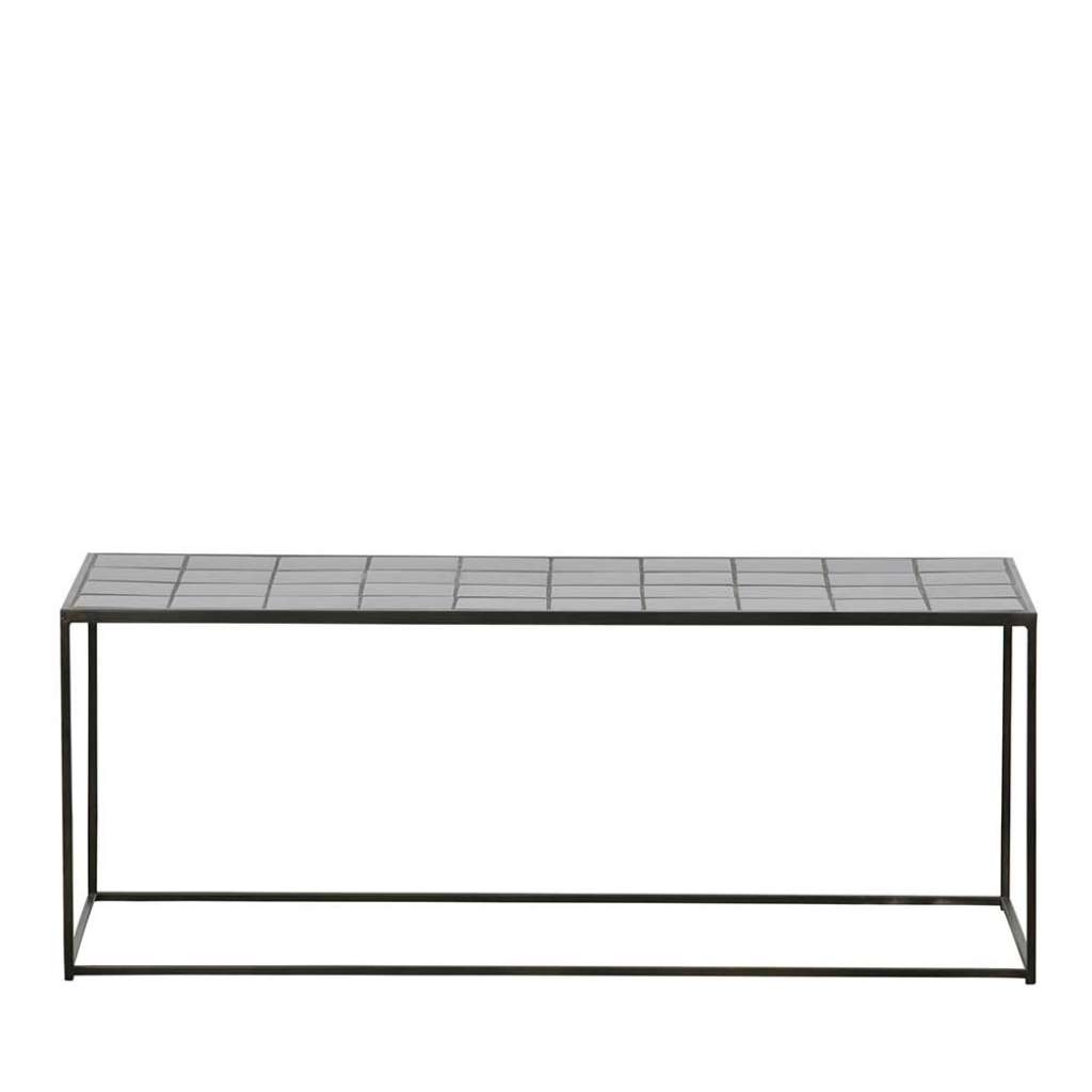 Wohnzimmer Tisch in Schwarz Keramikplatte