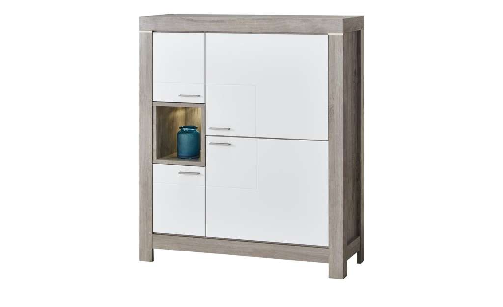 uno Highboard  Porto ¦ holzfarben ¦ Maße (cm): B: 118 H: 140 T: 42 Kommoden & Sideboards > Highboards - Höffner