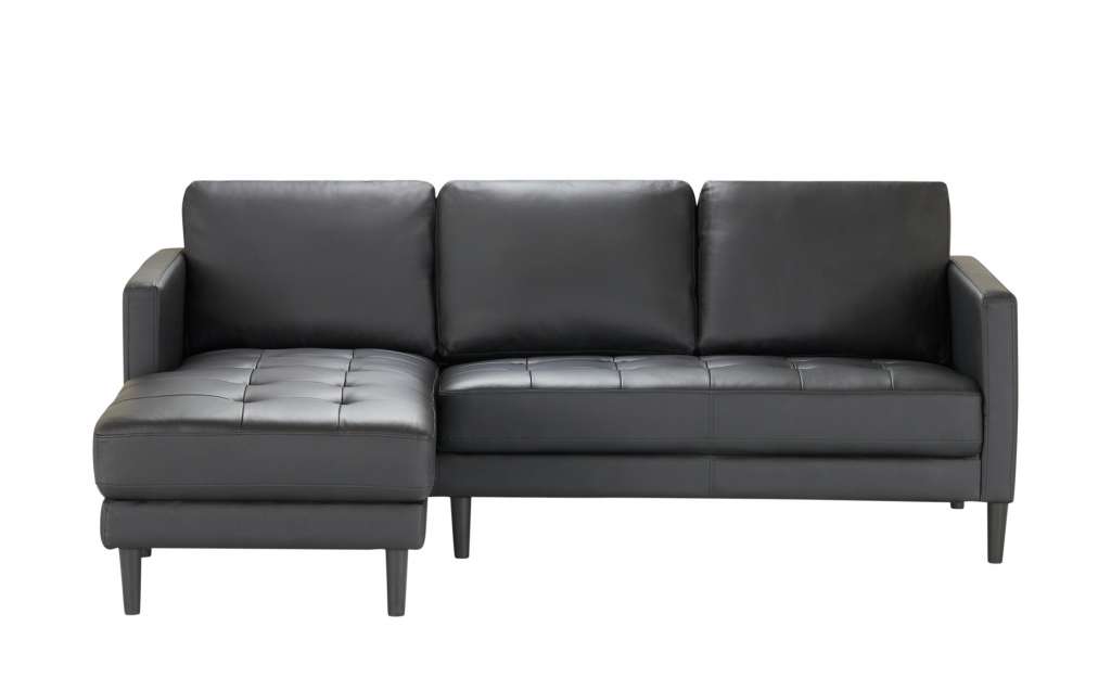 Ecksofa  Libi ¦ schwarz ¦ Maße (cm): H: 87 Polstermöbel > Sofas > Ecksofas - Höffner
