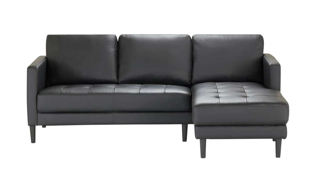Ecksofa  Libi ¦ schwarz ¦ Maße (cm): H: 87 Polstermöbel > Sofas > Ecksofas - Höffner