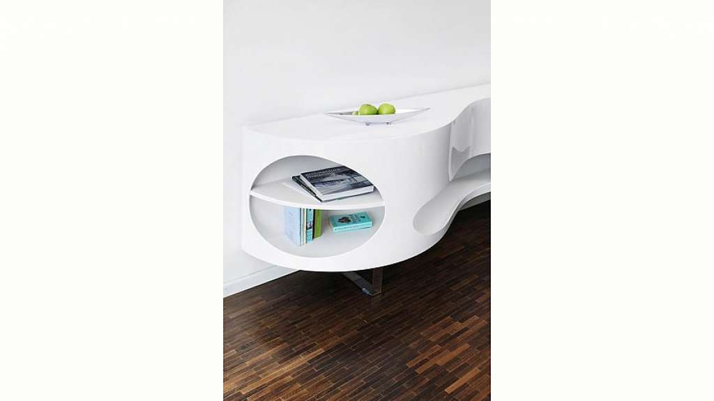 SalesFever Sideboard, Anrichte Made in Germany, Design Kommode in extravaganter Form, Wohnzimmerschrank