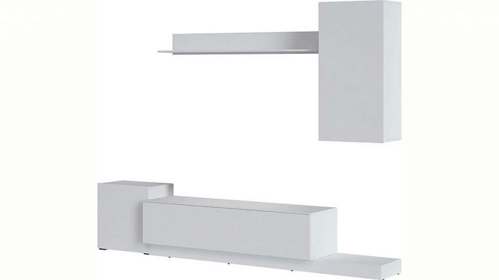 Wohnwand »Rimini«, (Set, 4-tlg), im modernen italienischen Design in drei aktuellen Dekorvarianten B/H/T 254/196/42 cm