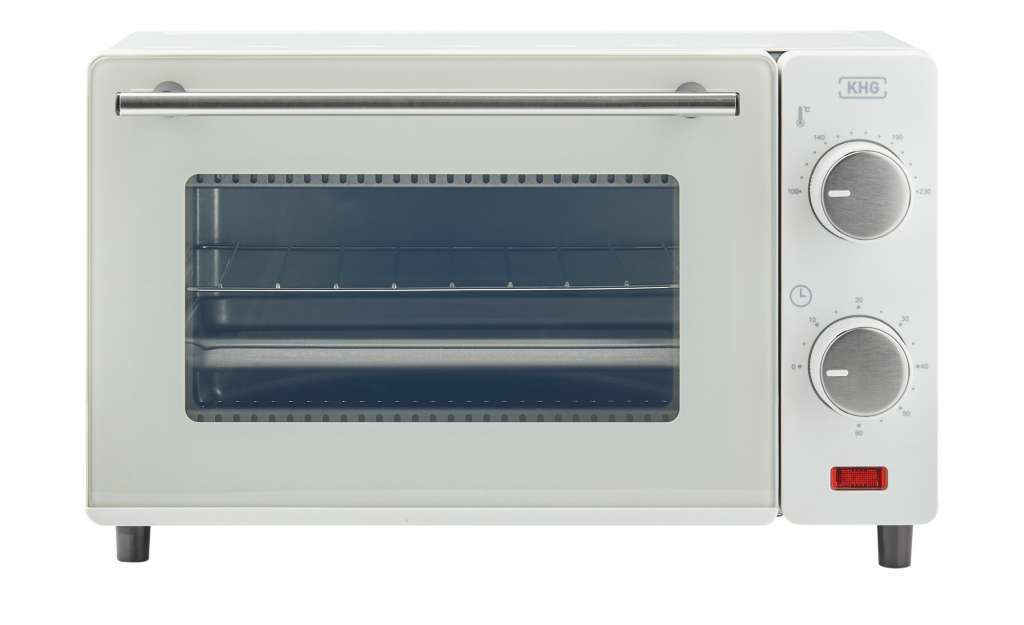 KHG Minibackofen  MBO-10W ¦ weiß ¦ Glas , Metall-lackiert ¦ Maße (cm): B: 36,5 H: 22 T: 27 Elektrokleingeräte > Backen, Kochen, Grillen - Höffner