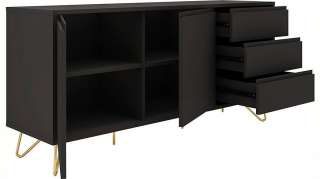 SalesFever Sideboard, mit Hairpin Beinen, Anrichte mit matter Lackierung, Kommode in modernen Farben