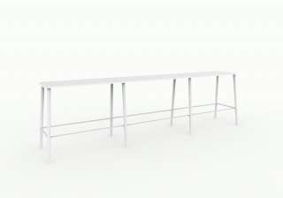 Frama - Adam Outdoor-Bank - klein - weiß - indoor