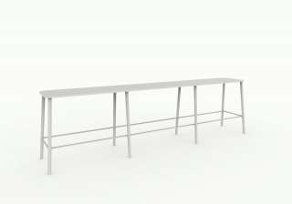 Frama - Adam Outdoor-Bank - klein - grau - indoor