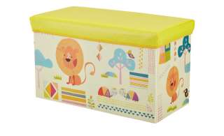 Sitzbank mit Stauraum  Zoo ¦ gelb ¦ Bezug: 100% Polyester Füllung: 100% Polyurethan Einlagen aus Pappe ¦ Maße (cm): B: 60 H: 30,5 T: 35 Baby > Unterwegs > Boxen - Höffner