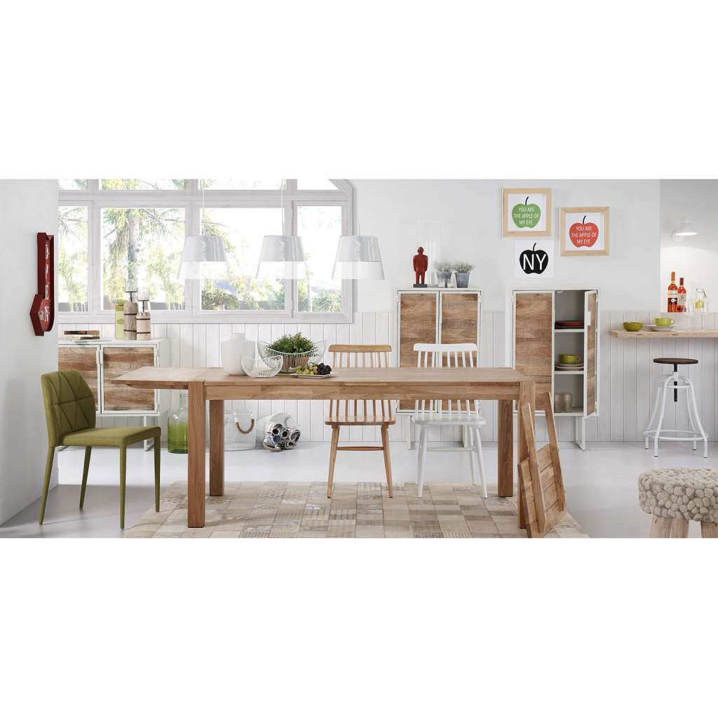 home24 Esstisch Cawood (mit Ansteckplatten)