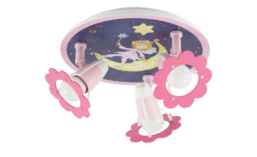 Deckenleuchte, 3-flammig `Lillifee` ¦ lila/violett ¦ Maße (cm): H: 20 Ø: 30 Lampen & Leuchten > Innenleuchten > Deckenleuchten - Höffner