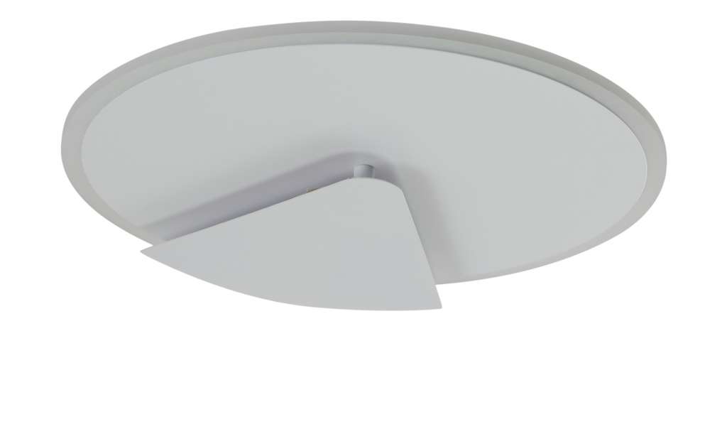 KHG LED-Deckenleuchte, 1-flammig, weiß ¦ weiß ¦ Maße (cm): H: 5,5 Ø: 38 Lampen & Leuchten > Innenleuchten > Deckenleuchten - Höffner