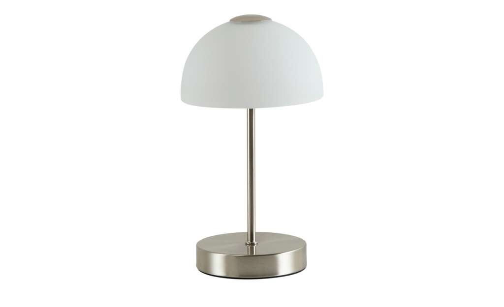 Fischer-Honsel LED-Tischleuchte, 1-flammig, Nickel-matt ¦ silber ¦ Maße (cm): B: 15 H: 27 Lampen & Leuchten > Innenleuchten > Tischlampen - Höffner