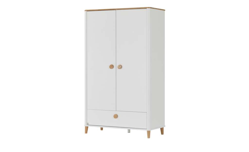 PAIDI Kleiderschank  Lotte & Fynn ¦ weiß ¦ Maße (cm): B: 119 H: 202,2 T: 56,5 Baby > Babymöbel > Babykleiderschränke - Höffner