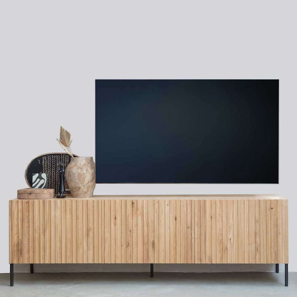 Design Lowboard aus Eiche Massivholz 180 cm breit