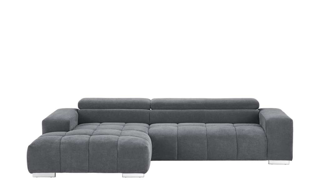 uno Ecksofa grau - Mikrofaser Origo ¦ grau ¦ Maße (cm): H: 70 Polstermöbel > Sofas > Ecksofas - Höffner