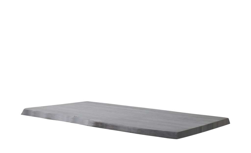 Woodford Tischplatte  Alabria ¦ grau ¦ sandgestrahlt, Massivholz lackiert ¦ Maße (cm): B: 100 H: 5,5 Tische > Esstische > Esstische massiv - Höffner