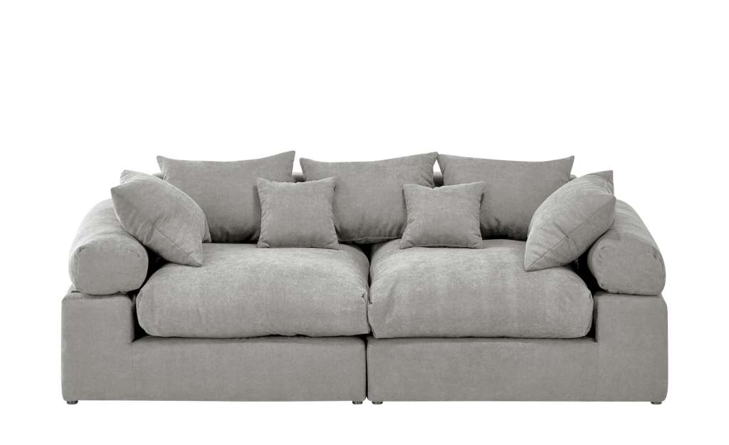 smart Big Sofa  Lionore ¦ grau ¦ Maße (cm): B: 242 H: 86 T: 121 Polstermöbel > Sofas > Big-Sofas - Höffner