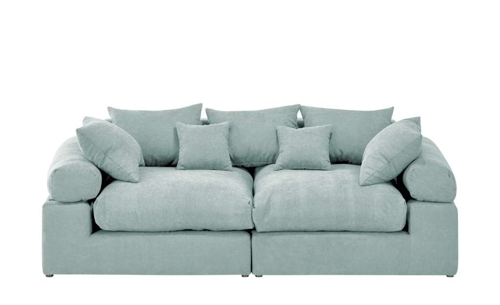 smart Big Sofa  Lionore ¦ grün ¦ Maße (cm): B: 242 H: 86 T: 121 Polstermöbel > Sofas > Big-Sofas - Höffner