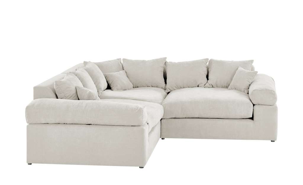 smart Ecksofa  Lionore ¦ weiß ¦ Maße (cm): H: 86 Polstermöbel > Sofas > Ecksofas - Höffner