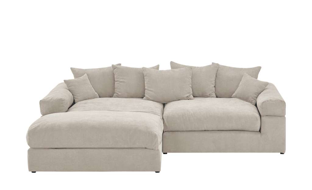 smart Ecksofa  Lionore ¦ weiß ¦ Maße (cm): H: 86 Polstermöbel > Sofas > Ecksofas - Höffner