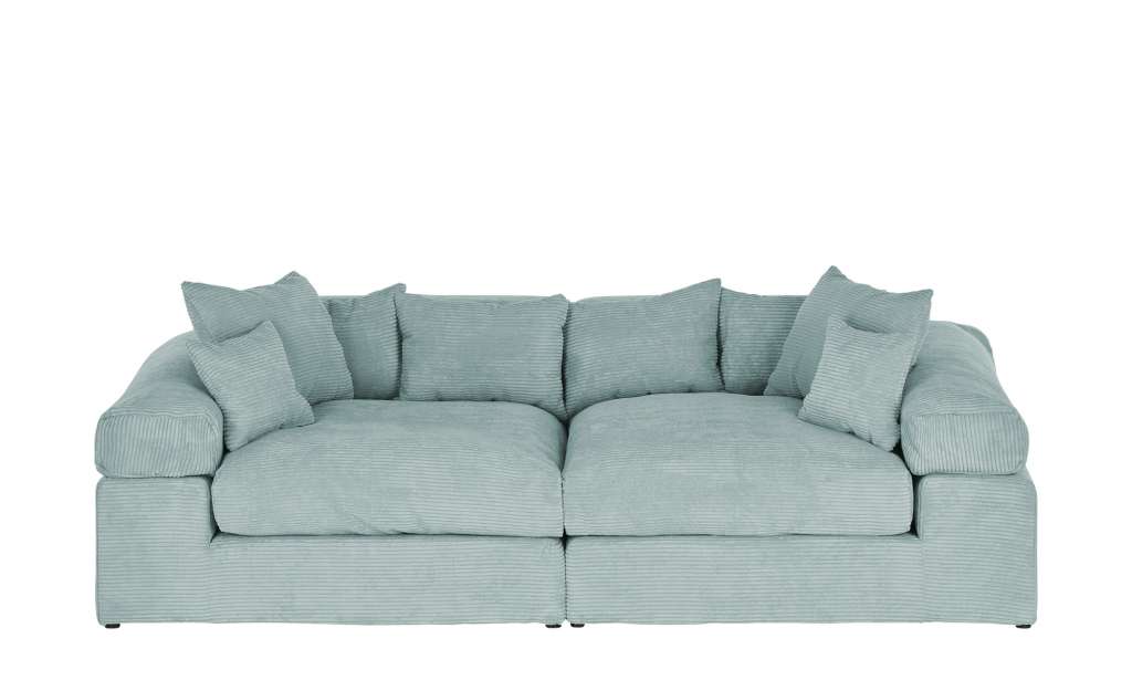smart Big Sofa  Lianea ¦ türkis/petrol ¦ Maße (cm): B: 276 H: 86 T: 138 Polstermöbel > Sofas > Big-Sofas - Höffner