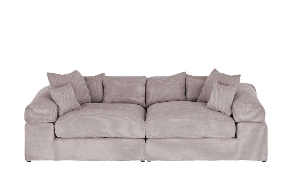 smart Big Sofa  Lianea ¦ rosa/pink ¦ Maße (cm): B: 276 H: 86 T: 138 Polstermöbel > Sofas > Big-Sofas - Höffner