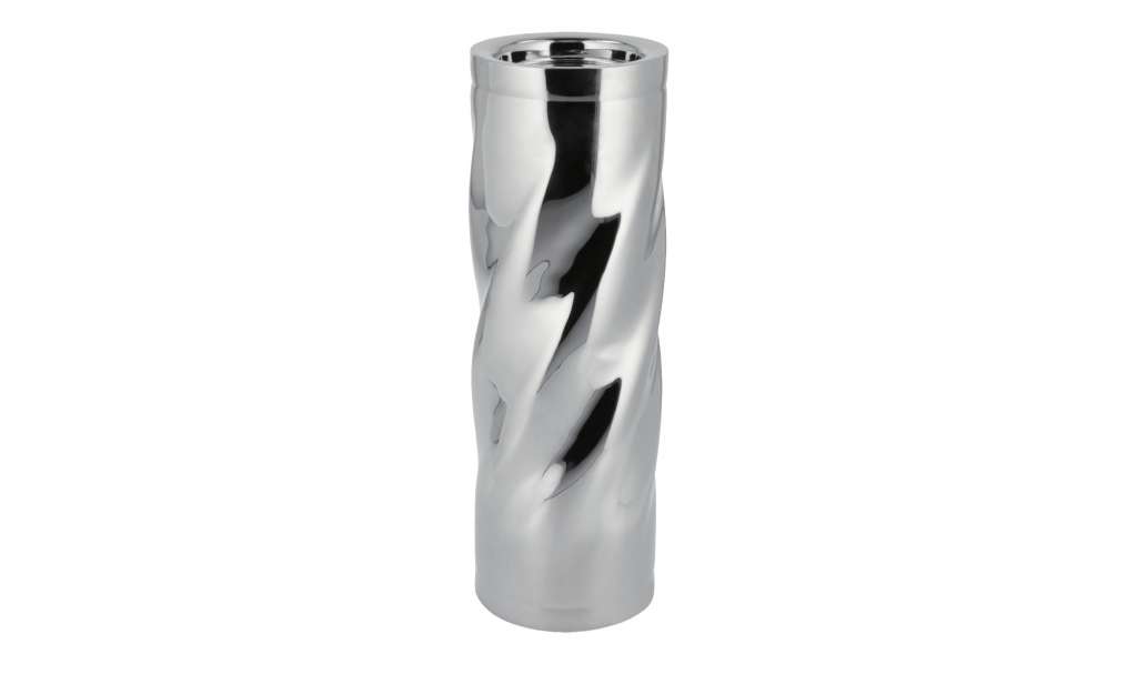 Kerzenständer ¦ silber ¦ Stahl ¦ Maße (cm): H: 30 Ø: 10 Dekoration > Kerzen & Lichter > Kerzenständer - Höffner