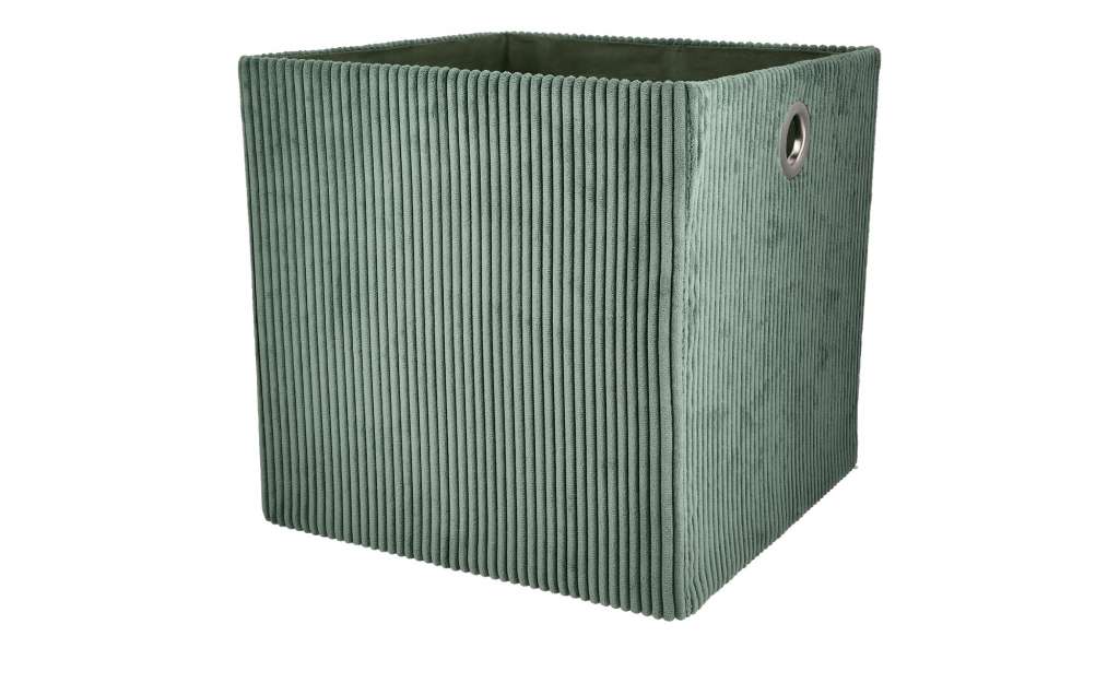 Aufbewahrungsbox ¦ grün ¦ Karton ¦ Maße (cm): B: 30 H: 30 T: 30 Regale > Regal-Aufbewahrungsboxen - Höffner