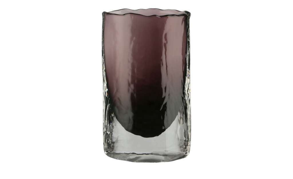 Vase ¦ lila/violett ¦ Glas  ¦ Maße (cm): B: 12 H: 20,5 T: 6 Dekoration > Vasen - Höffner