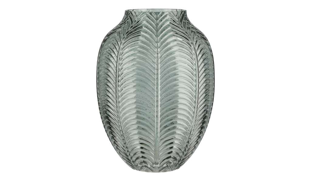 Vase ¦ grün ¦ Glas  ¦ Maße (cm): H: 20 Ø: 15 Dekoration > Vasen - Höffner