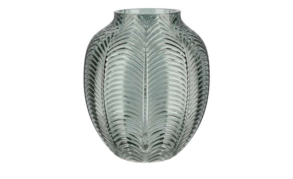 Vase ¦ grün ¦ Glas  ¦ Maße (cm): H: 15,5 Ø: 12 Dekoration > Vasen - Höffner