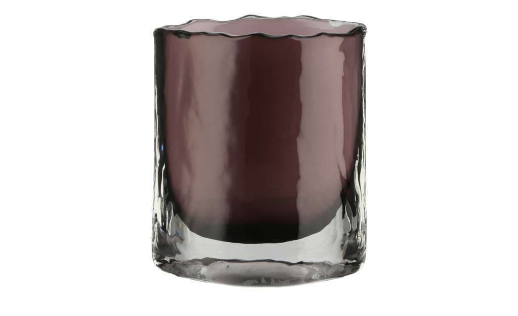 Vase ¦ lila/violett ¦ Glas  ¦ Maße (cm): B: 12 H: 14 T: 6 Dekoration > Vasen - Höffner