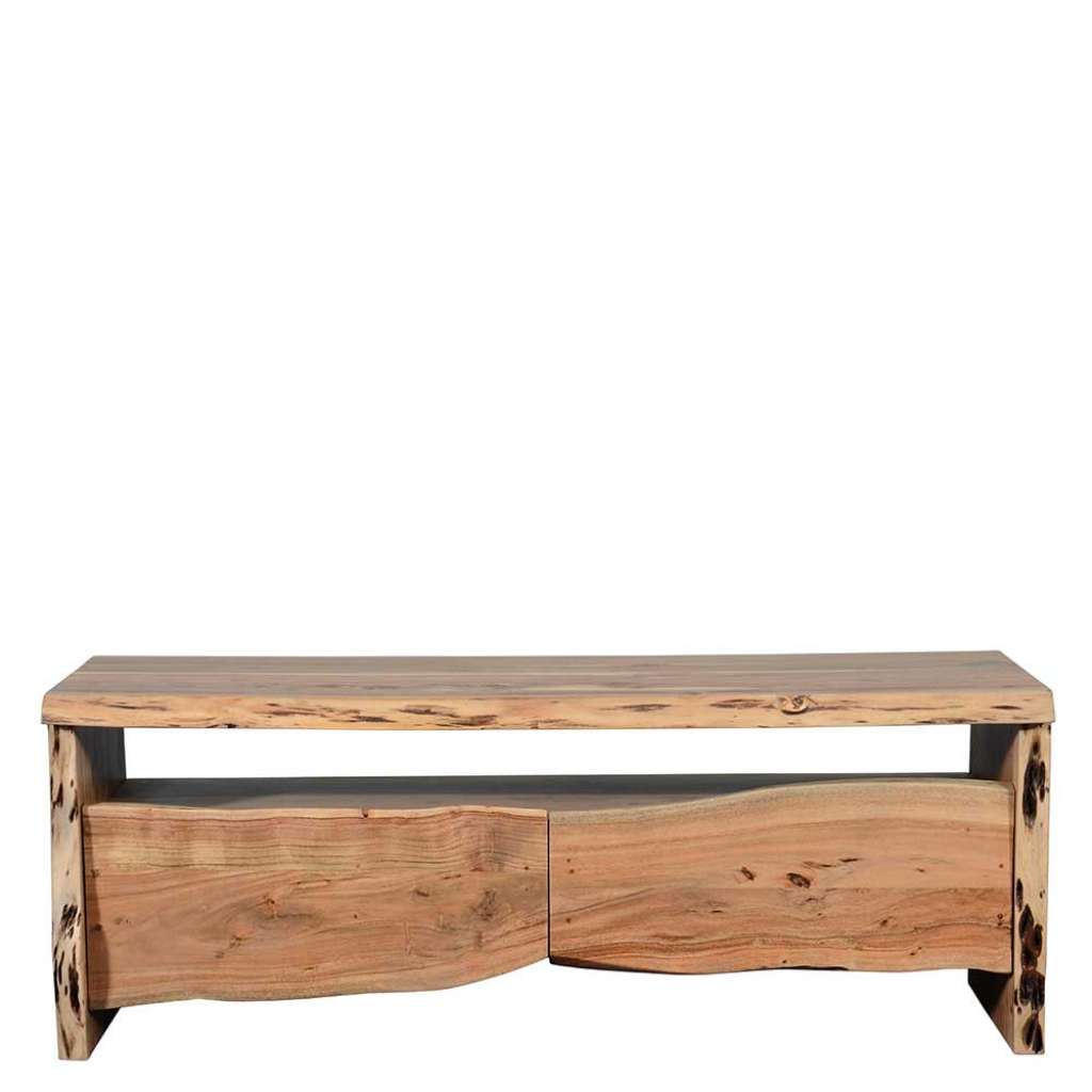 TV Kommode aus Akazie Massivholz rustikalen Landhausstil