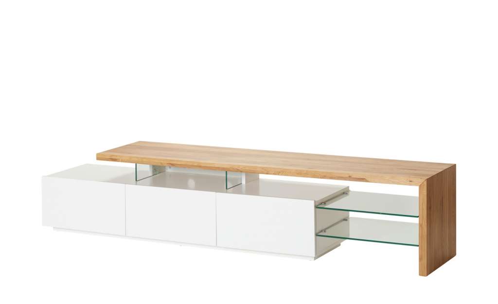 TV-Lowboard  Comano ¦ weiß ¦ Maße (cm): B: 204 H: 44 T: 40 TV- & Media Möbel > TV-Racks - Höffner