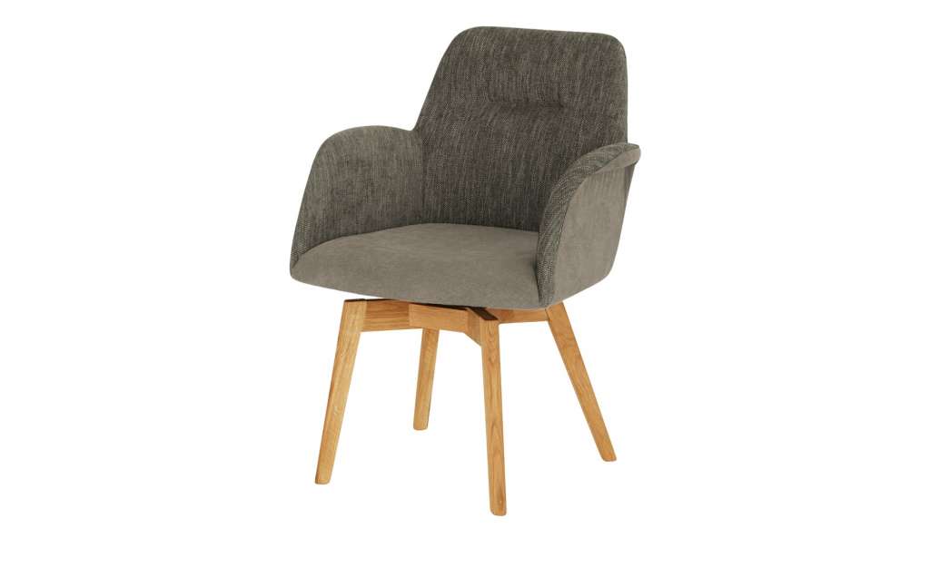 Woodford Sessel  Melba ¦ grau ¦ Maße (cm): B: 66 H: 88 T: 70 Stühle > Esszimmerstühle > Esszimmerstühle mit Armlehnen - Höffner