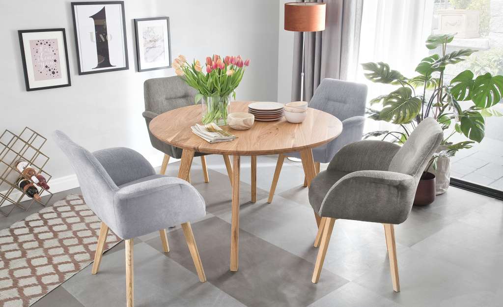 Woodford Sessel  Melba ¦ grau ¦ Maße (cm): B: 66 H: 88 T: 70 Stühle > Esszimmerstühle > Esszimmerstühle mit Armlehnen - Höffner