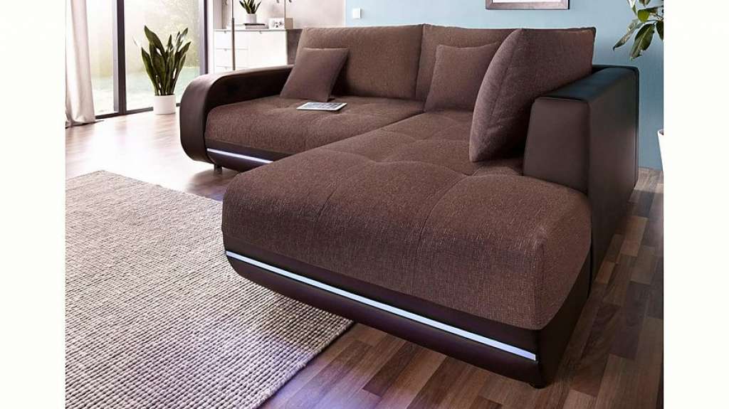 Nova Via Ecksofa, wahlweise mit Bettfunktion