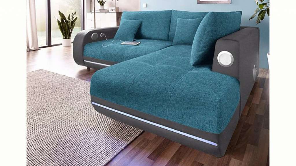 Nova Via Ecksofa, wahlweise mit Bettfunktion