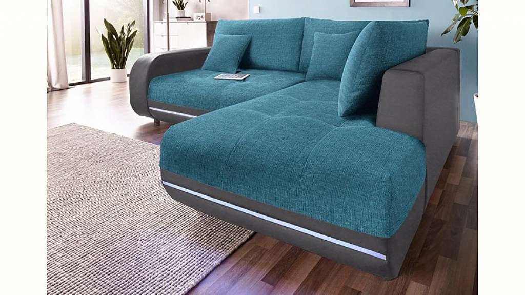 Nova Via Ecksofa, wahlweise mit Bettfunktion