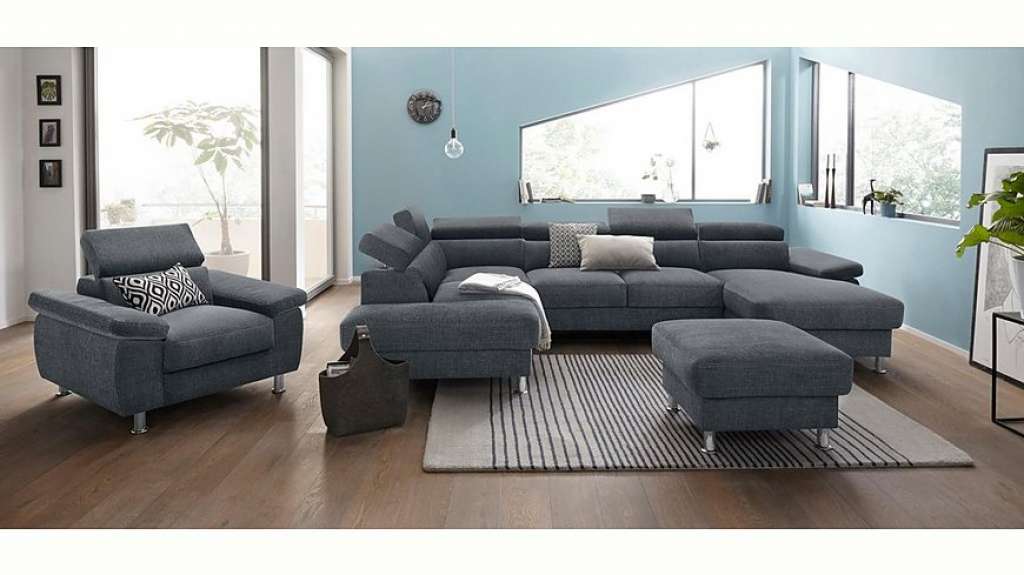 Nova Via Wohnlandschaft, wahlweise mit Bettfunktion