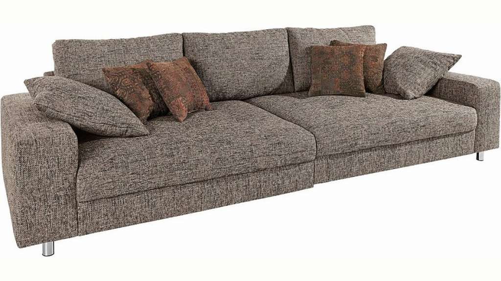 Nova Via Big-Sofa, wahlweise mit Kaltschaum (140kg Belastung/Sitz) und RGB-LED-Beleuchtung