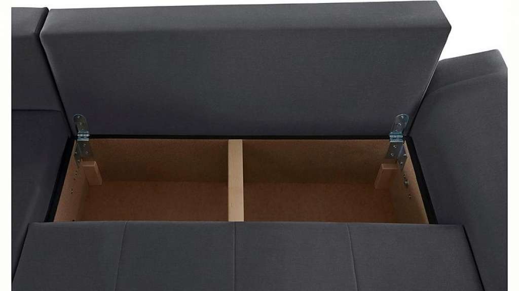 Nova Via Ecksofa, wahlweise mit Kaltschaum (140kg Belastung/Sitz), AquaClean-Stoff für leichte Reinigung mit Wasser und Bettfunktion / Bettkasten