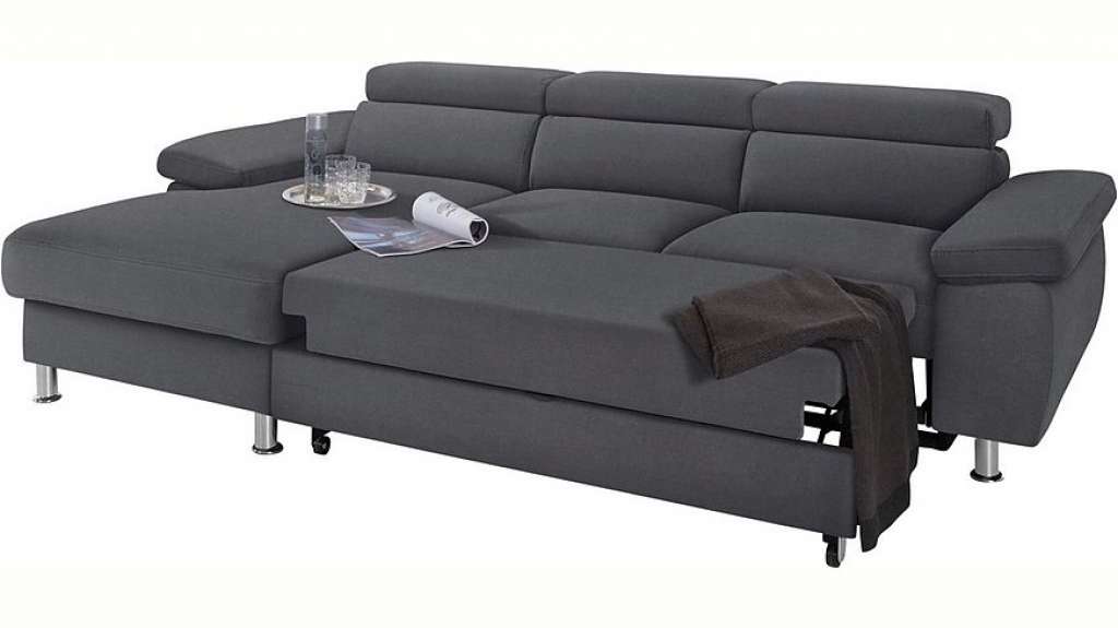 Nova Via Ecksofa, wahlweise mit Aqua Clean Stoff für leichte Reinigung mit Wasser und Bettfunktion