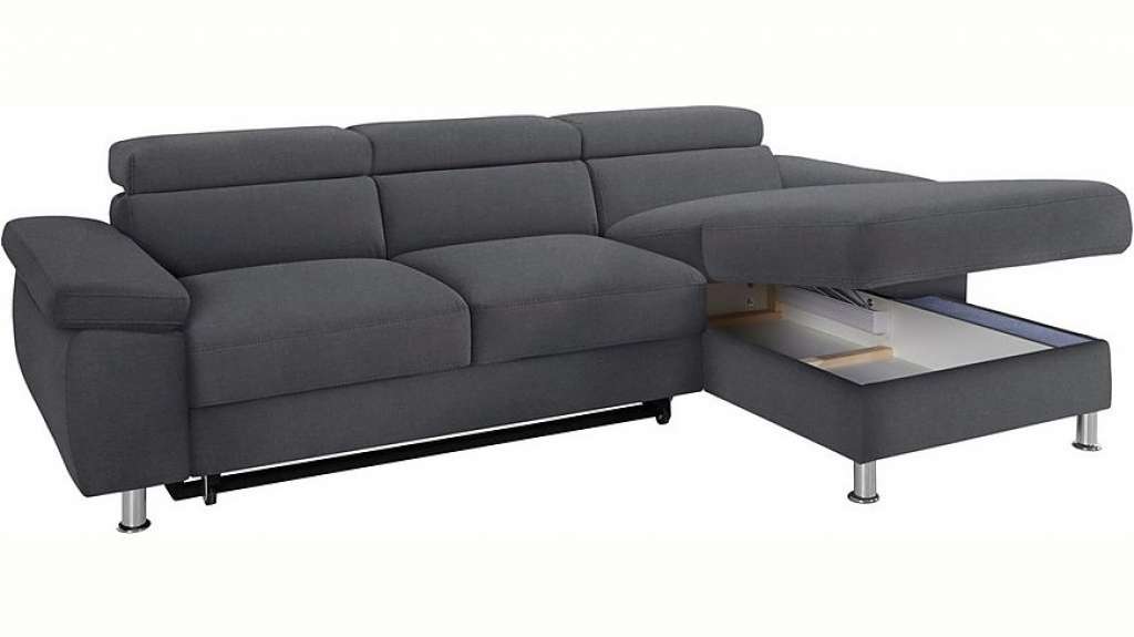 Nova Via Ecksofa, wahlweise mit Aqua Clean Stoff für leichte Reinigung mit Wasser und Bettfunktion