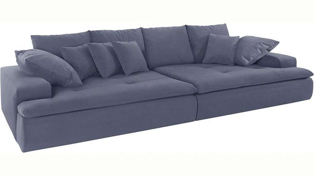 Nova Via Big-Sofa, wahlweise mit Kaltschaum (140kg Belastung/Sitz) und AquaClean-Stoff für leichte Reinigung mit Wasser