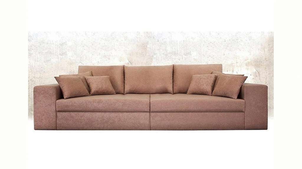 Nova Via Big-Sofa, wahlweise mit Kaltschaum (140kg Belastung/Sitz) und Bettfunktion