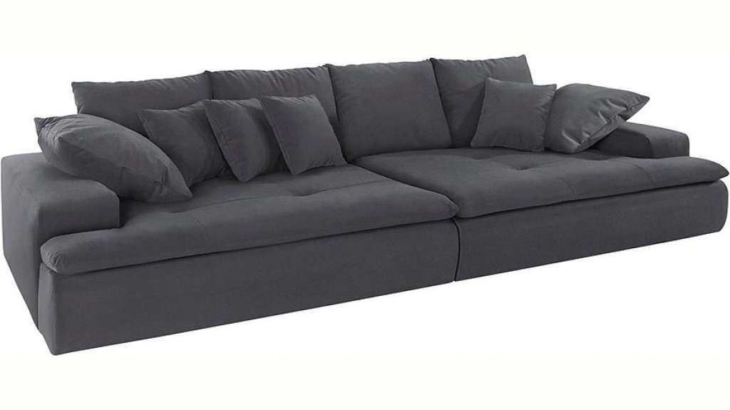 Nova Via Big-Sofa, wahlweise mit Kaltschaum (140kg Belastung/Sitz) und AquaClean-Stoff für leichte Reinigung mit Wasser